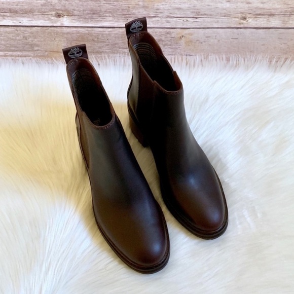 Timberland Dark Brown Sienna High Chelsea Boots - Picture 5 of 7